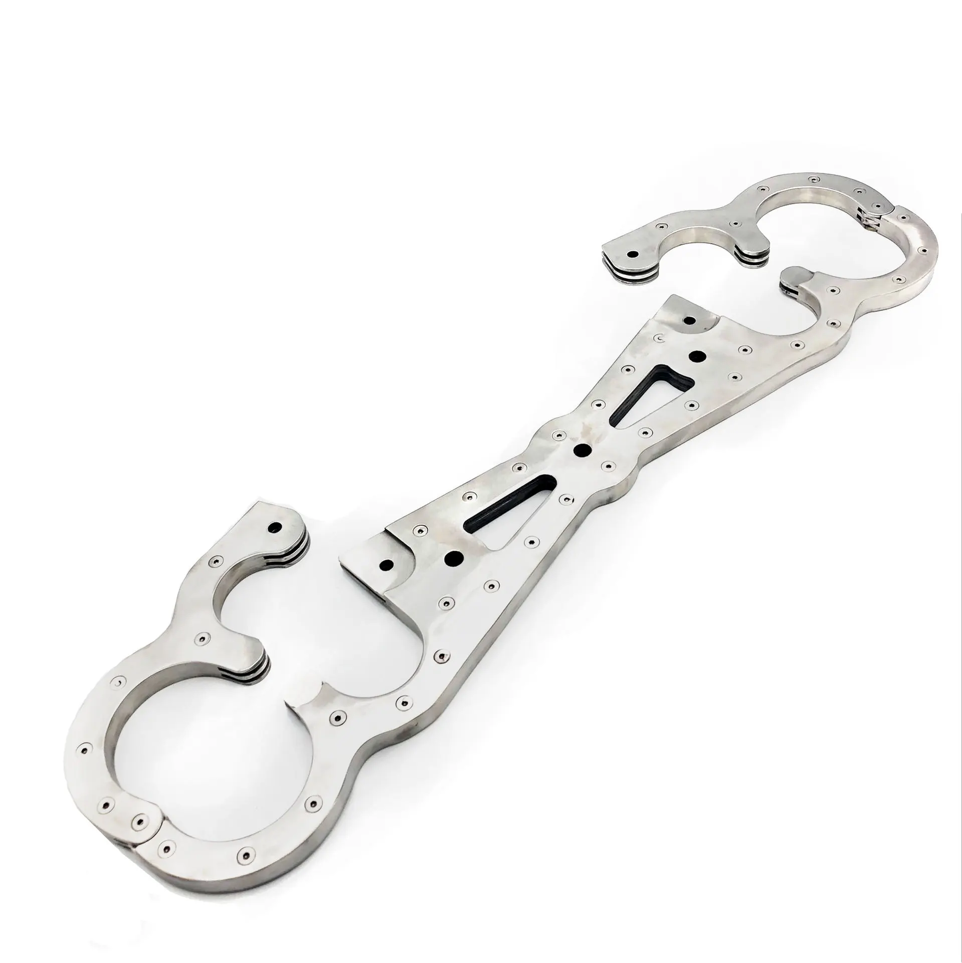 New L60cm Stainless Steel Hand and Foot Restraints BDSM Couple Sex