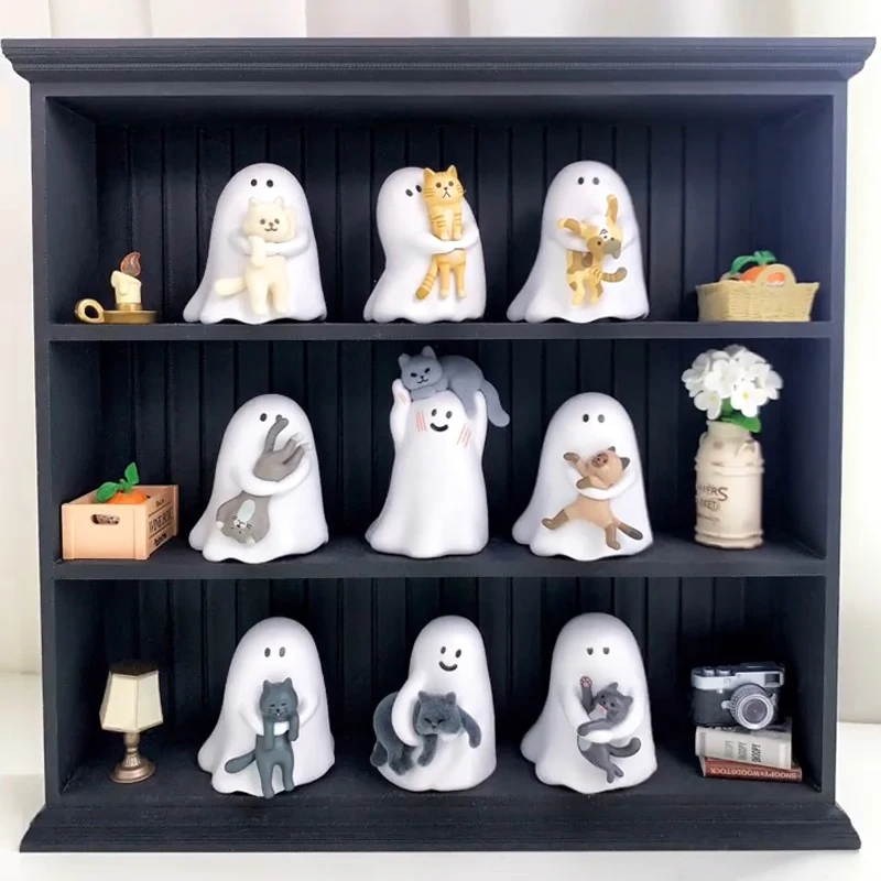 

GHODY Behold My Cat Series Mini Blind Box Kawaii Glow In The Dark Doll Surprise Box Action Figures Cartoon Desktop Model Gifts
