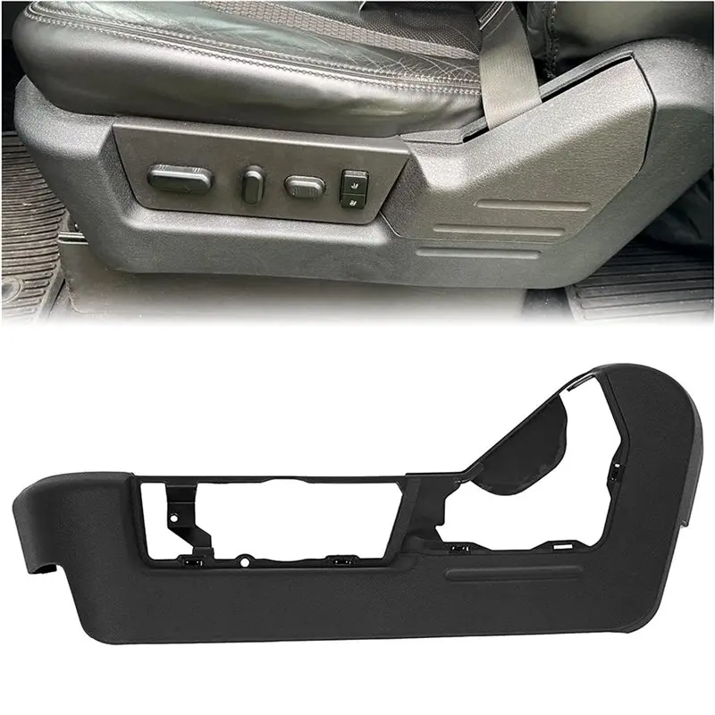 Front Seat Track Cover For Ford F-150 Lincoln Mark 2012-2014 Driver Side Seat Trim-A74F