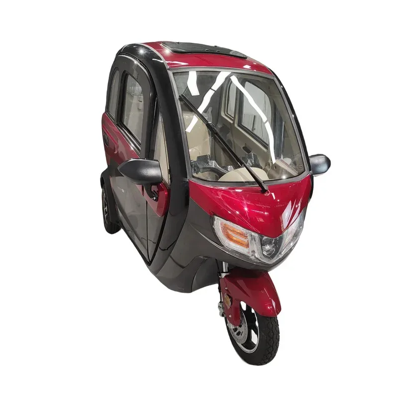 60V1200W 58AH Motor Three Wheeled Ful Enclosed Vehicle Handicap Scooter