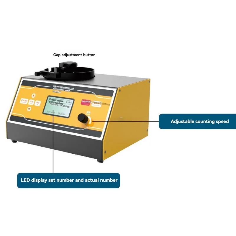 SLY-C Plus Microcomputer Automatic Seed Counter High Precision For Agri Lab Rice Corn Wheat Seed Thousand Grain Weight Test