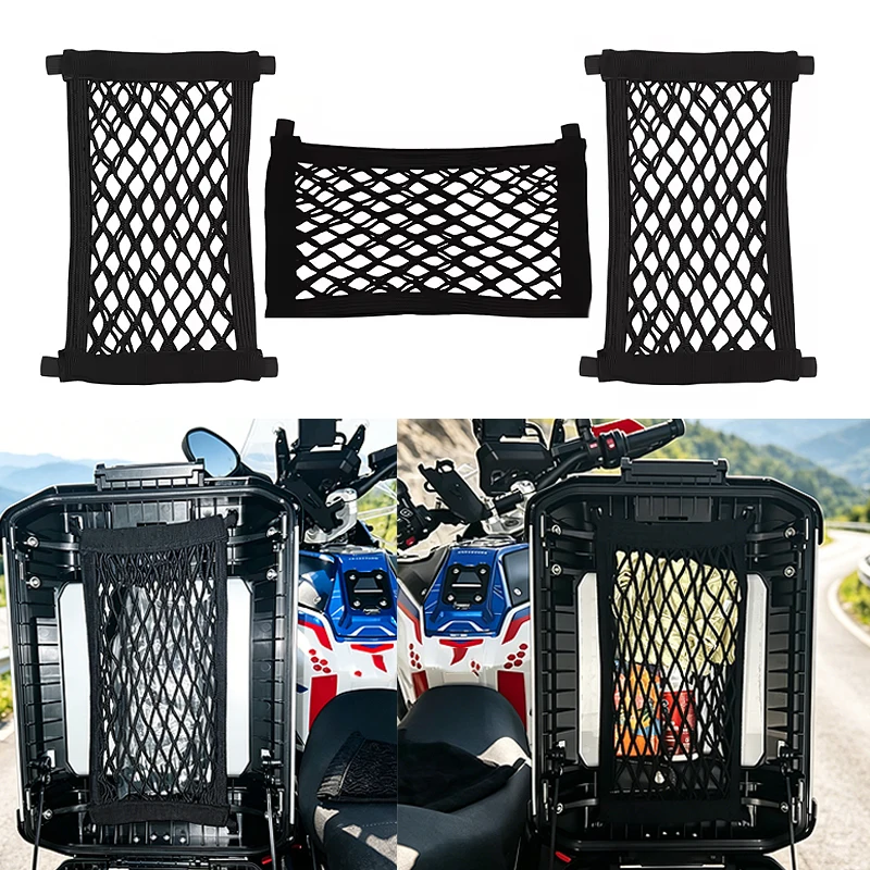 NEW Motorcycle High Strength Storage Net Luggage Side Box Network For BMW R1300GS ADV R 1300 GS Adventure R1300GSA 2025 2026