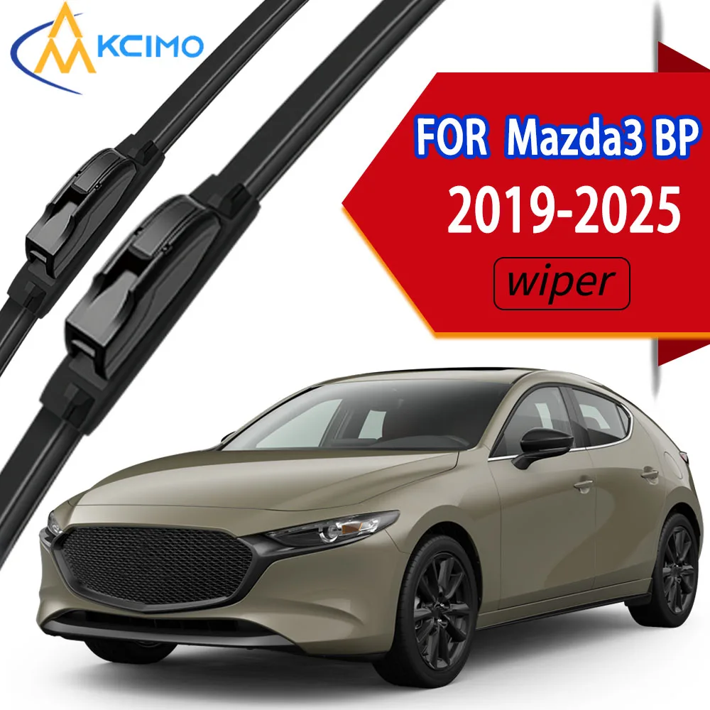 

Premium OEM Style Front Windscreen Wiper Blades with Durable Soft Rubber for Mazda3 BP 2019-2025