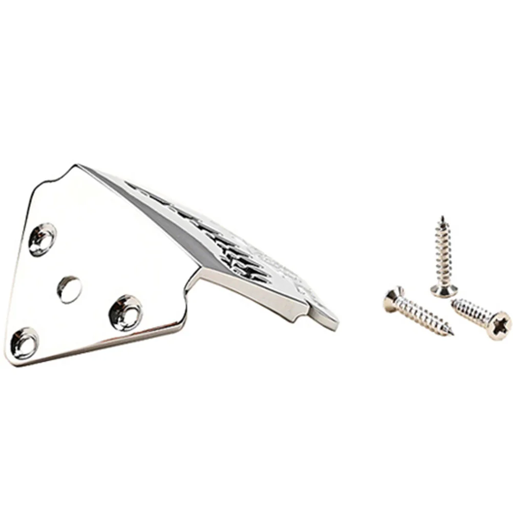 

Tailpiece Mandolin Repair Parts Replacement for Premium Musical Instrument Bridge Guitar Metal with Screws Accessories