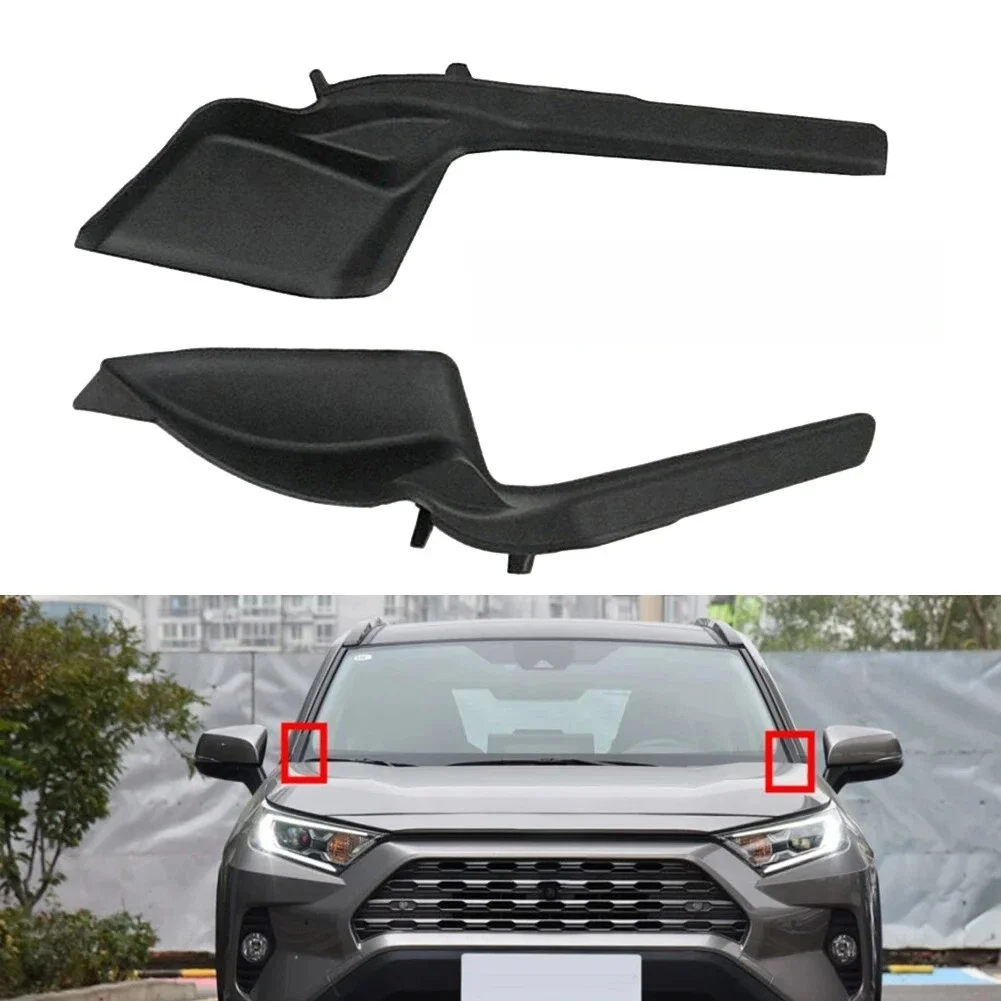 For Car Exterior Repair Windshield Wiper Cowl Cover Front Windshield Trim Replacement Windshield Wiper Cover Black view 3