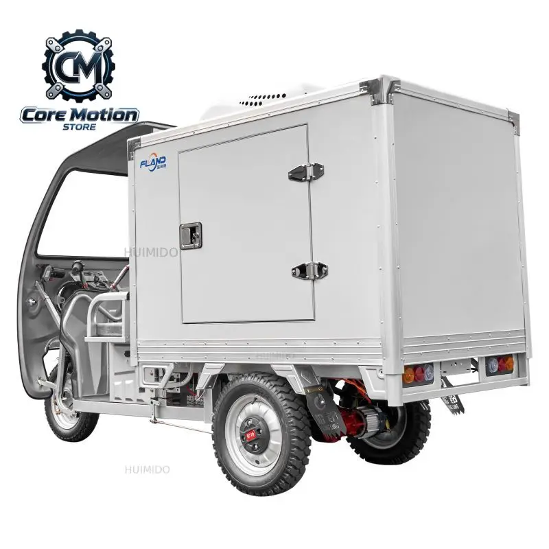 Customized Cold Room Truck Body Box Walk-in Refrigerated Trailer Insulated Mobile Freezer Cold Room Trailer for Electro-tricycle