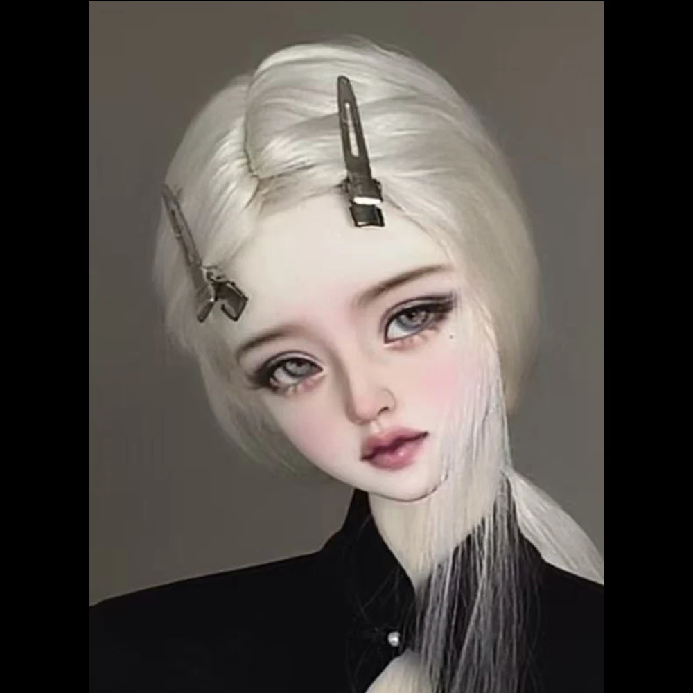 1/3 BJD Doll Head No Makeup Resin Material DIY Doll Head No Makeup Head Toy