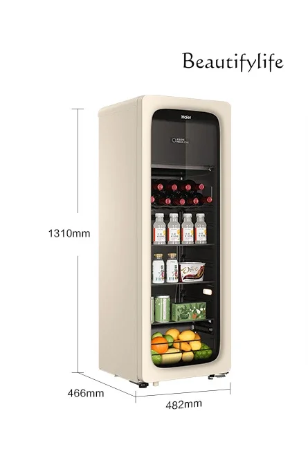 

133 liters guest small household refrigerator office tea beverage refrigerator