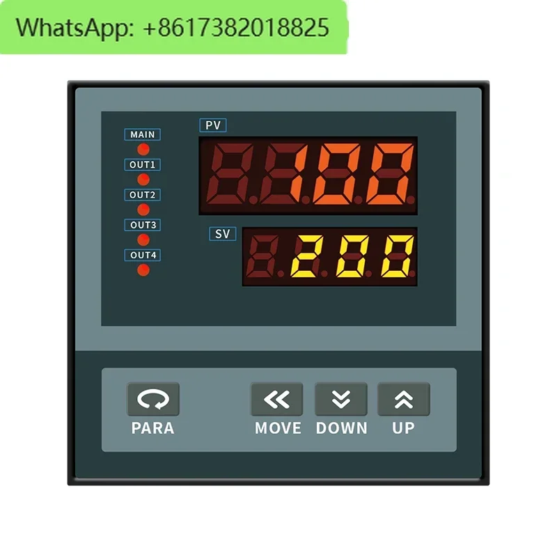 High quality industrial usage 220v 120v pid display temperature controller 4 channels process indicator 4-20ma