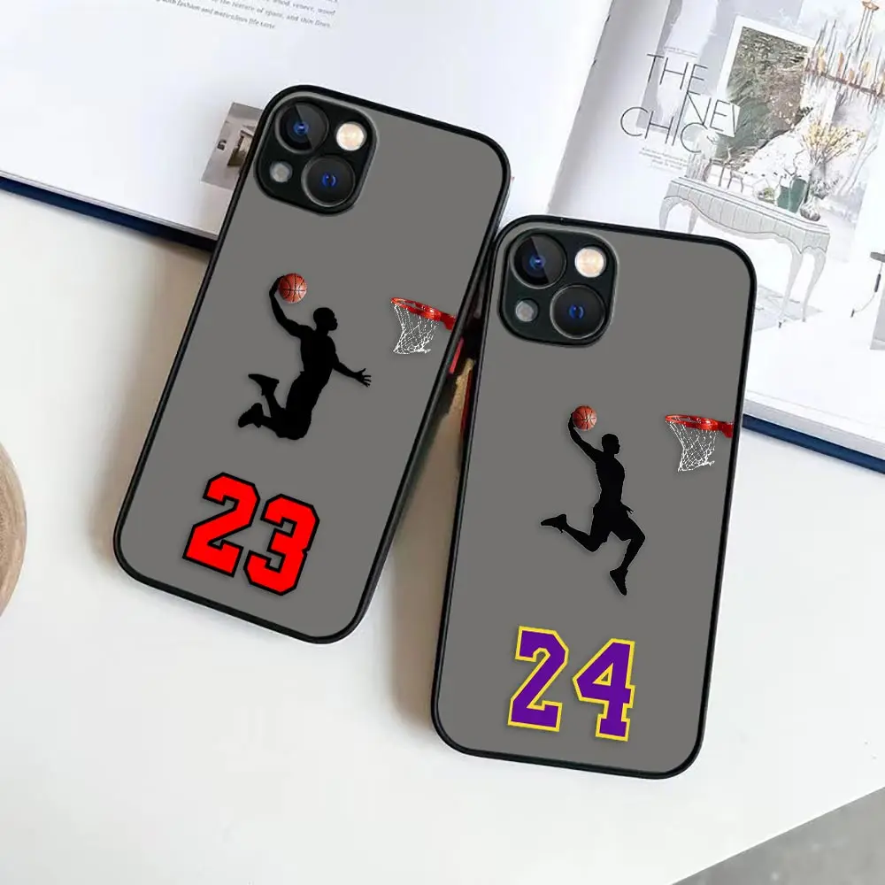 Matte Phone Case for iPhone 14 13 11 12 MINI Pro XS Max XR X 7 8 SE 2022 2020 6 6S Plus Case Funda Basketball 23 24 8 Football 7