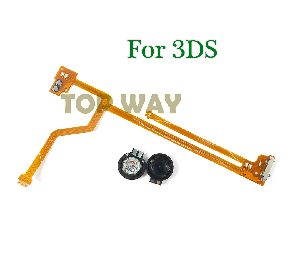 1 قطعة المتكلم الكابلات المرنة مع ل 3DS إصلاح استبدال وحدة إصلاح استبدال ل نينتندو 3DS وحدة التحكم