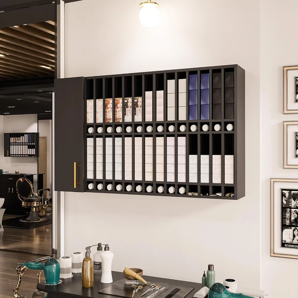 Hair Color Organizer Rack Salon Hair Color Tube Storage Cabinet for Display NEW