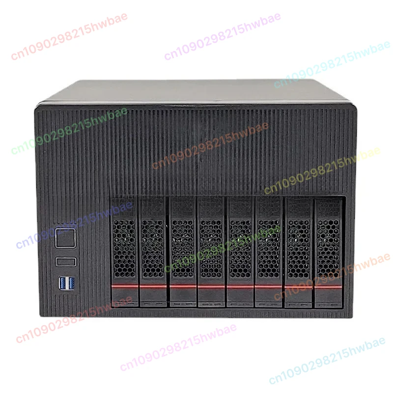 

Tooless 8Bays NAS Chassis 8 HDD Bays Hotswap case Support M-ATX Motherboard With 2x9025MM Fans