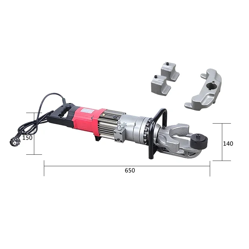 （Popular Items Today）Reinforced Steel Bar Bender Portable Electric Steel Bar Bending Machine Steel Rebar Construction Tools 4-16