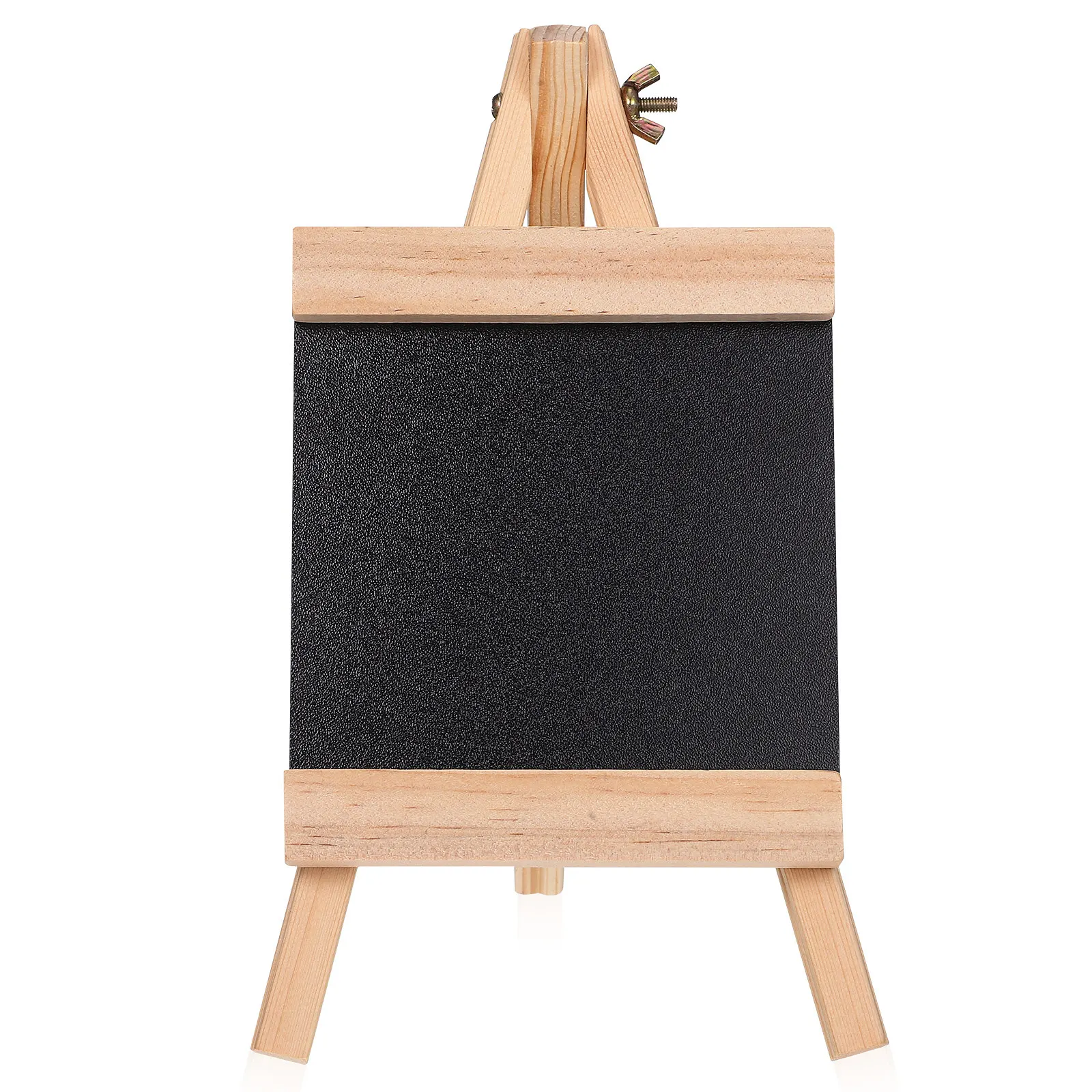 Mini Chalkboard Sign Wooden Table Top Chalk Board with Smooth Stand Easy Clean Reusable for Store Restaurant Wedding Menu Board