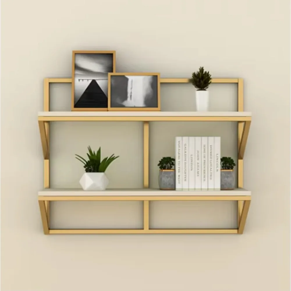 Nordic Wall Display Stand - Simple and Luxurious Type Living Room Wall Display Rack - Acrylic Nail Art Wall-mounted Storage Rack