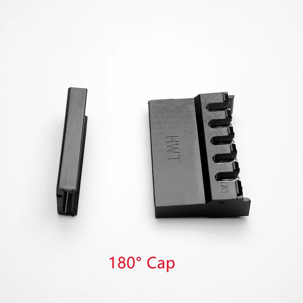30PCS/1LOT Pierce type female SATA PC computer ATX hard disk power connectors plastic shell with 180 or 90 degrees cap Housing