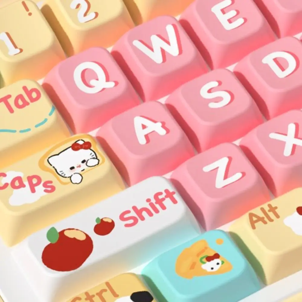 Bread puppy theme keycap MDA/original highly sublimated keyboard cap full set