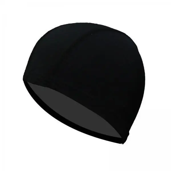

Быстросохнущая шапочка для плавания из черного нейлона, легкая, удобная, для водных видов спорта