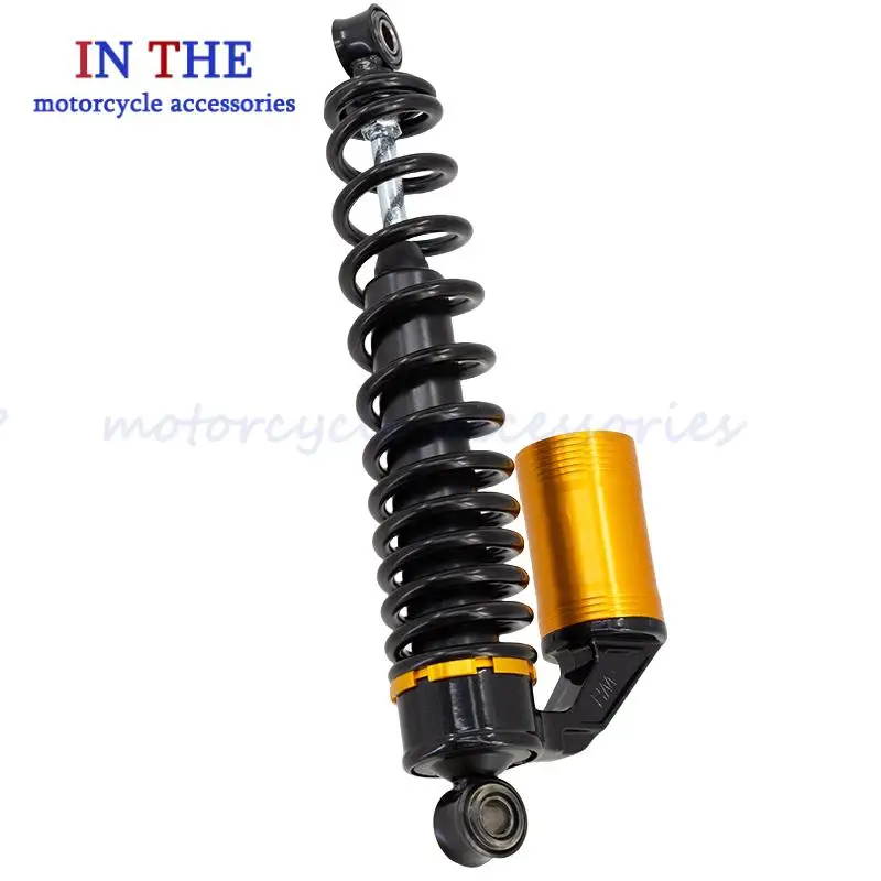 أحمر/ذهبي/برتقالي 290 مم ممتص الصدمات الخلفي مع وسادة هوائية زنبركية، مناسب لملحقات سكوتر الدراجة الكهربائية Citycoco