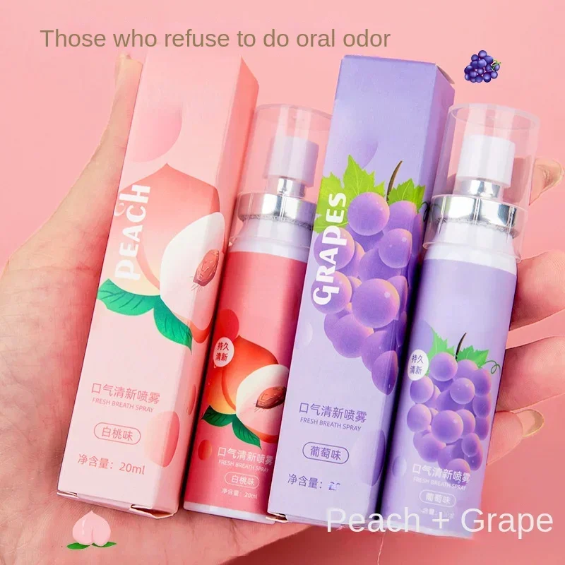 Oral Spray Remove Bad Breath Long-lasting Fresh Mouth Spray Fruity Portable Breath Freshener Refreshing Oral Care Products