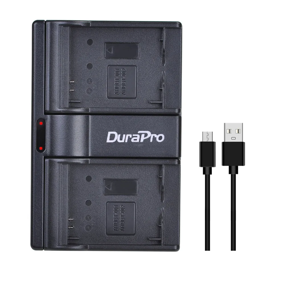 AHDBT-001 AHDBT-002 Li-ion Battery with Charger for GoPro Hero 1/ 2 / 960 / 1080 Action Camera