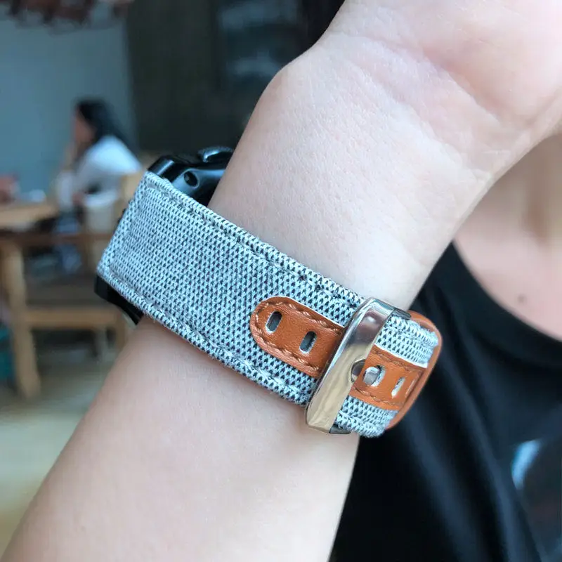 20mm 22mm Leather Watch Strap For Samsung Watch 5 4 3 Huawei watch 3 GT3 bracelet Band For Amazfit GTR Bip GTS Stratos Correa