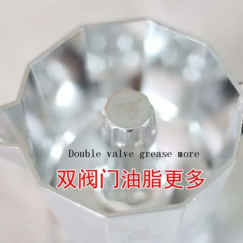 Double Valve ltalian moka Pot Siphon Coffee Pot