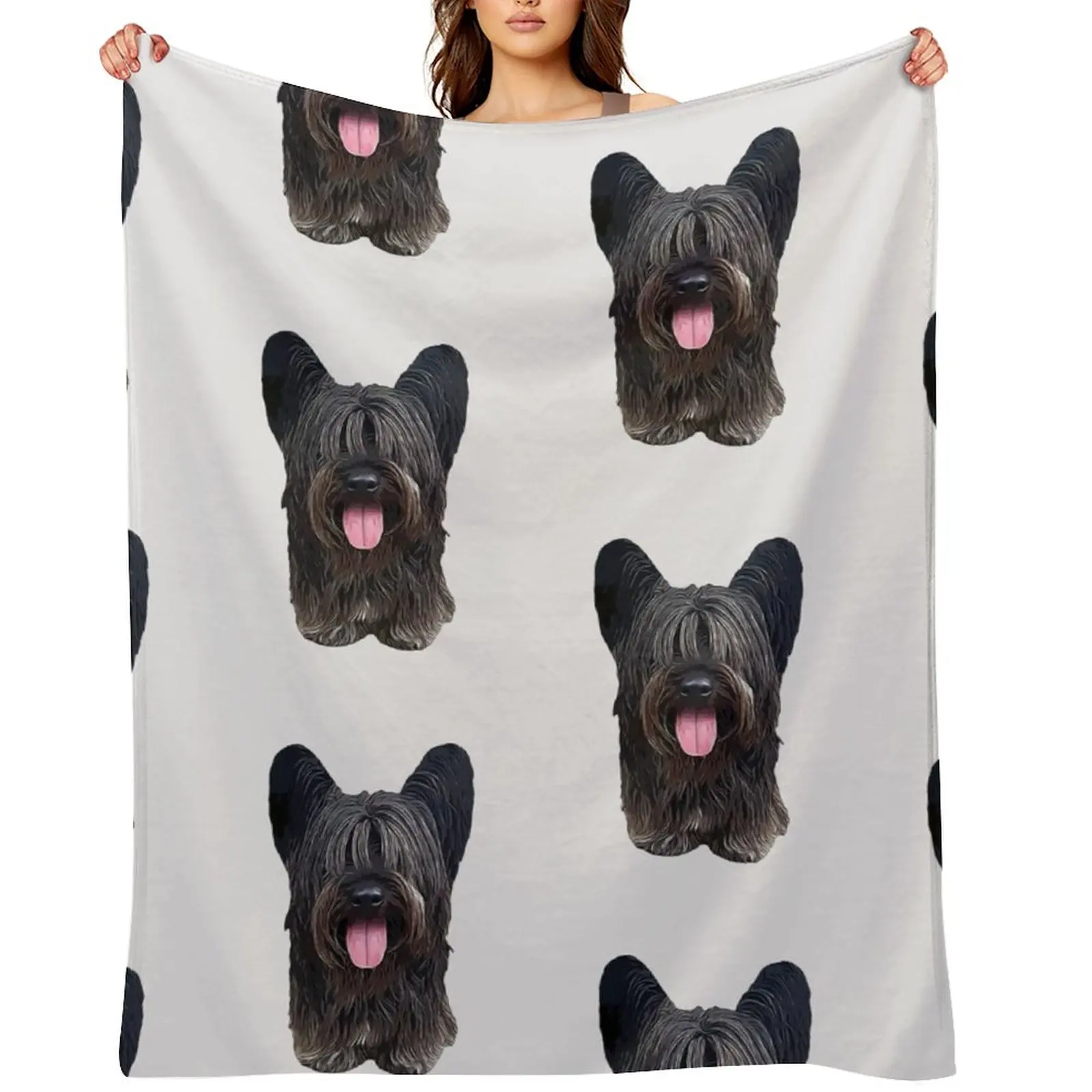 

Skye Terrier Throw Blanket Fashion Sofas Flannels Soft Plaid for babies Blankets