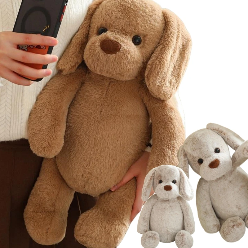 New Stuffed Plush Long-legs Animals Brown Dog Long Ear Super Soft Toys Throw Pillow High Quality Girls Boys Birthday Gifts Decor