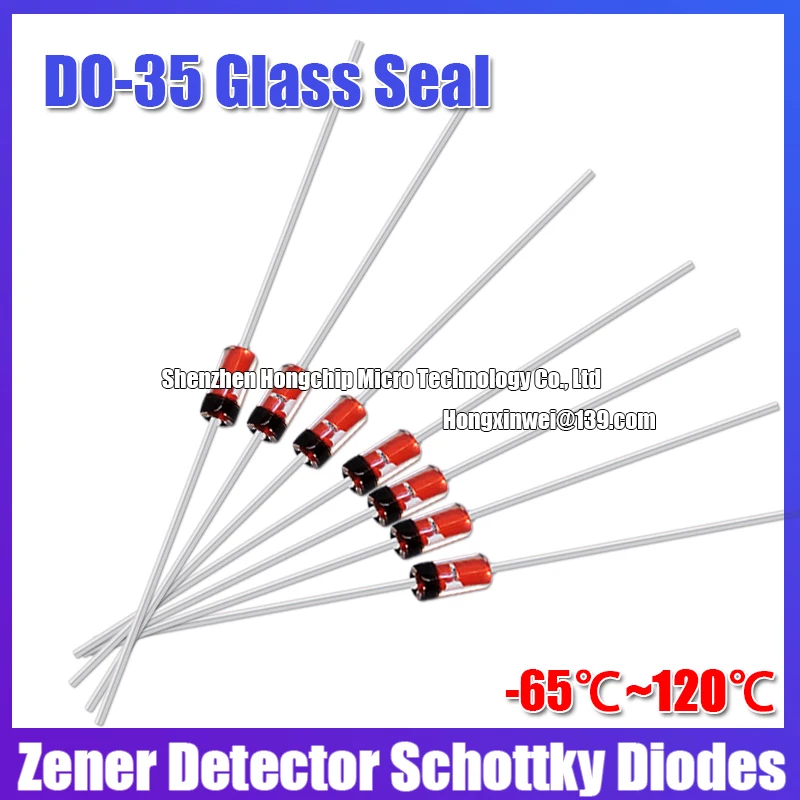 (10 pz) diodo BAT41/42/43/45/46/47/48 DIP-2 SMD-2 1 n34a tubo regolatore di tensione rilevatore di germanio diodo Schottky