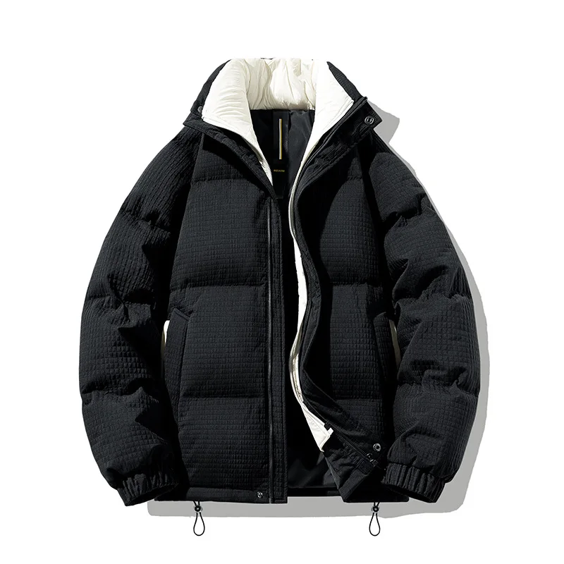 Down Jacket Men's Warm Jacket Winter White Duck Down Warm Jacket Versatile Winter Jacket for Men and Women