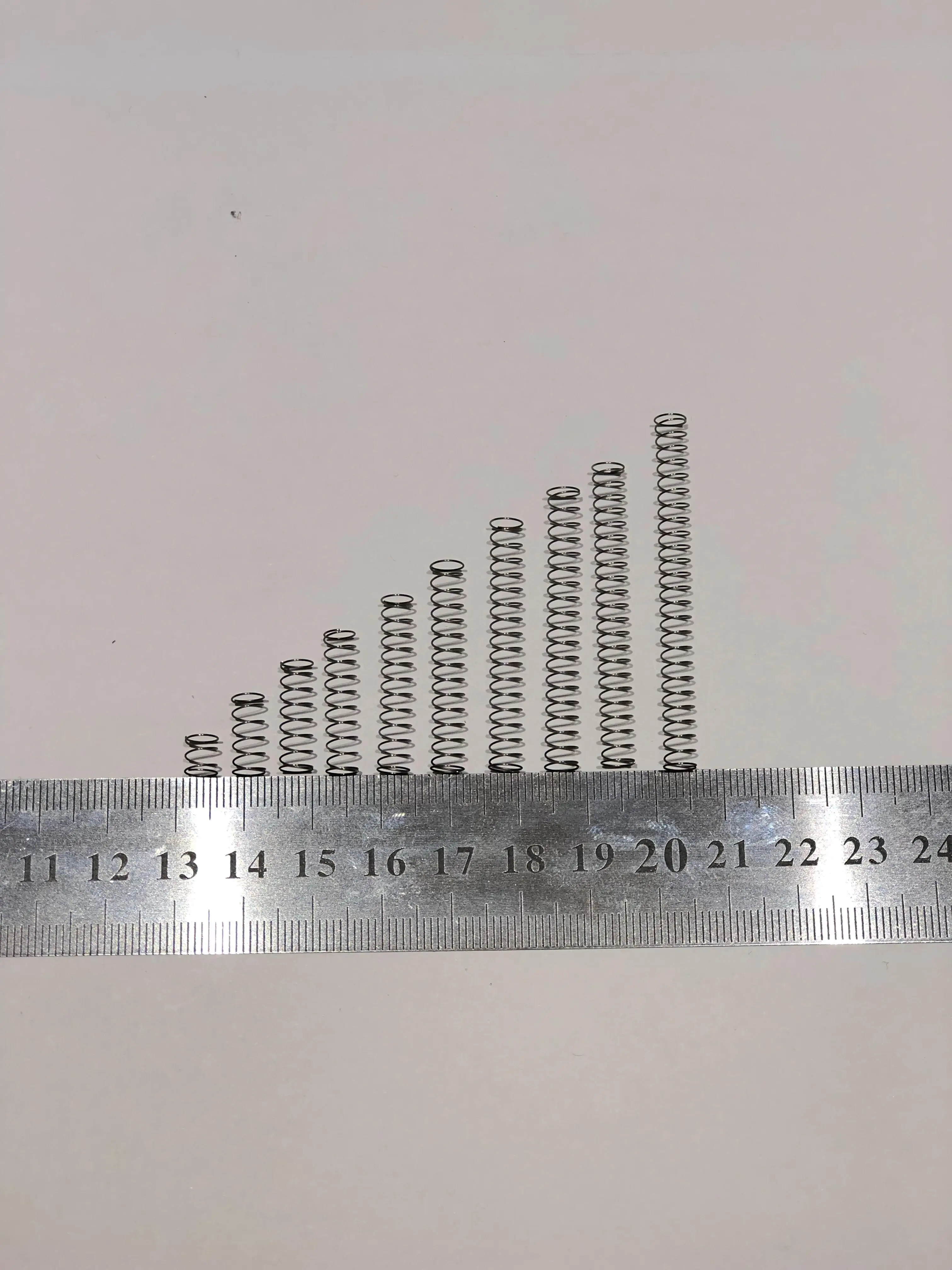 10-20pcs/Lot 0.3mm Stainless Steel Micro Small Compression Spring OD 2/2.5/3/3.5/4/4.5/5/6mm Length 5mm to 100mm
