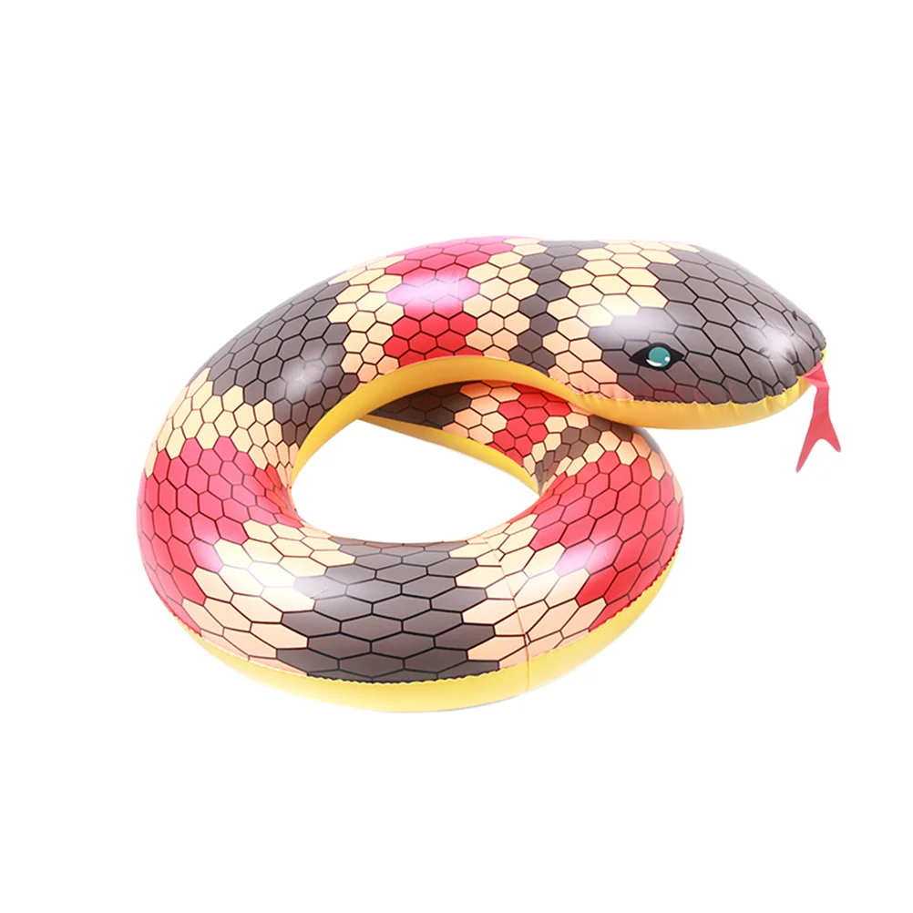 

Inflatable Swim Ring Swimming Inner Tube Serpentine Snake Pool Raft Float Baby Infant