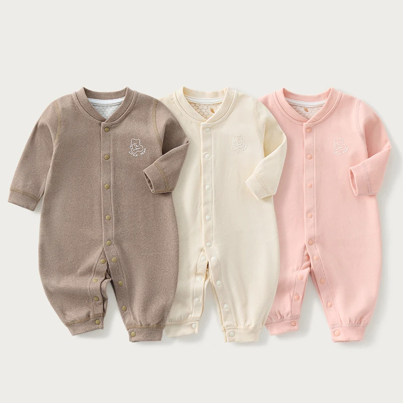 

Готовая одежда для новорожденных, детский комбинезон, пижамы с длинными рукавами, весенне-осенний комбинезон, подарки для новорожденных для мальчиков и девочек