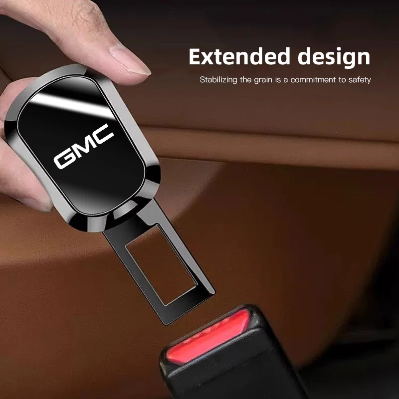 

for GMC Terrain Sierra 1500 Yukon Acadia Savana Hummer Car Styling Seat Belt Buckle Extender Safety Belt Clip Strap Plug