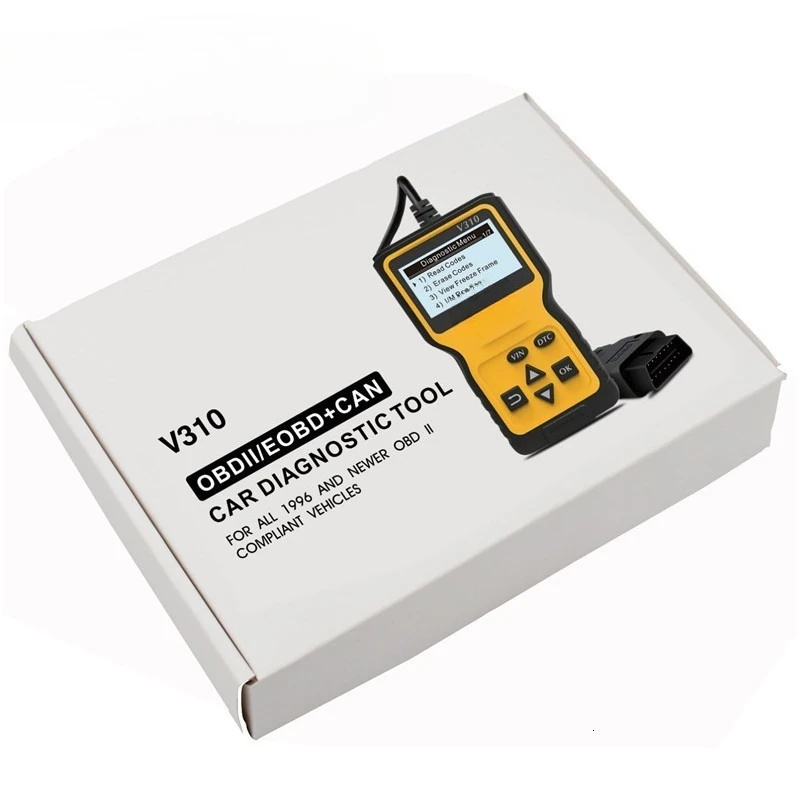 Viene com 5 idiomas, instrumento de diagnóstico de falhas de carro