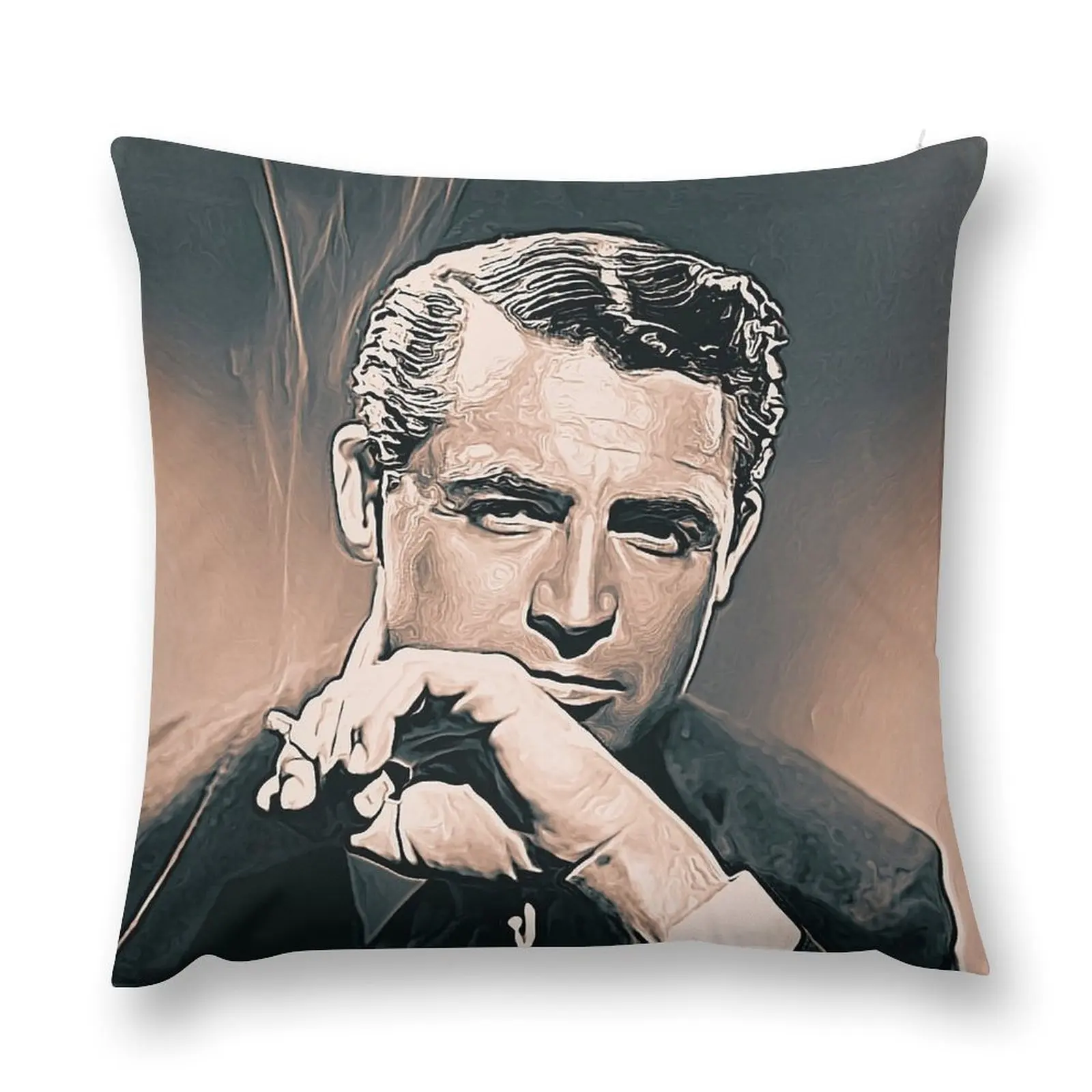 Cary Grant Art - vintage painting - D61 Throw Pillow bed pillows Decorative Cushion Cover pillow