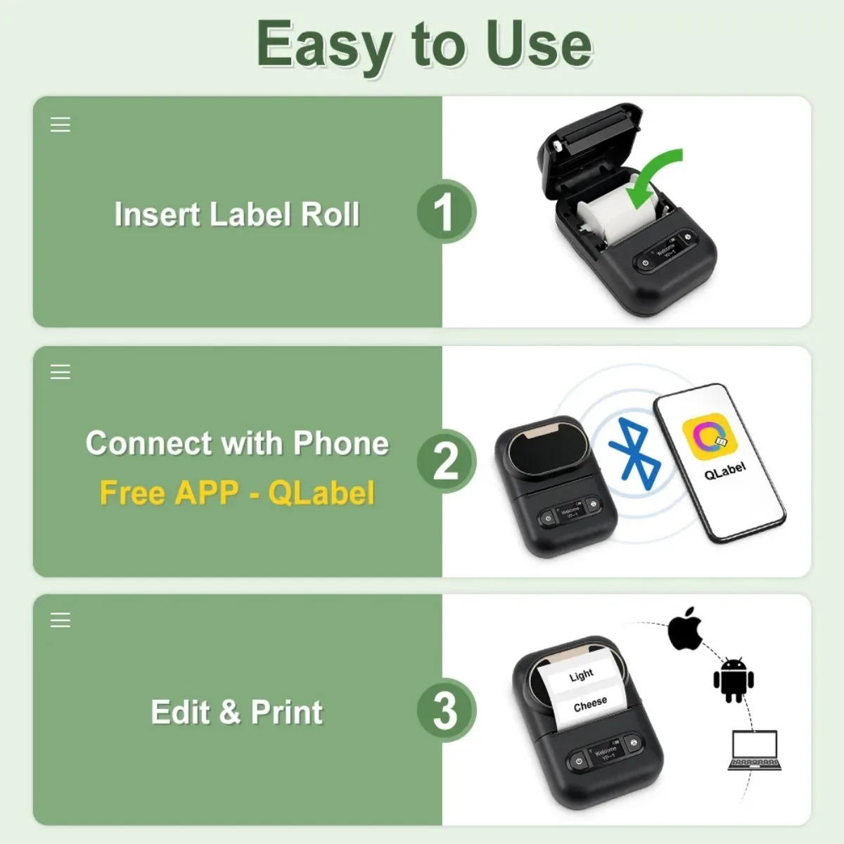 Thermal paper Label Maker Paper M110 Label for Small Business Multi-Purpose Thermal Sticker for M110 M221 M200 M220 Printer