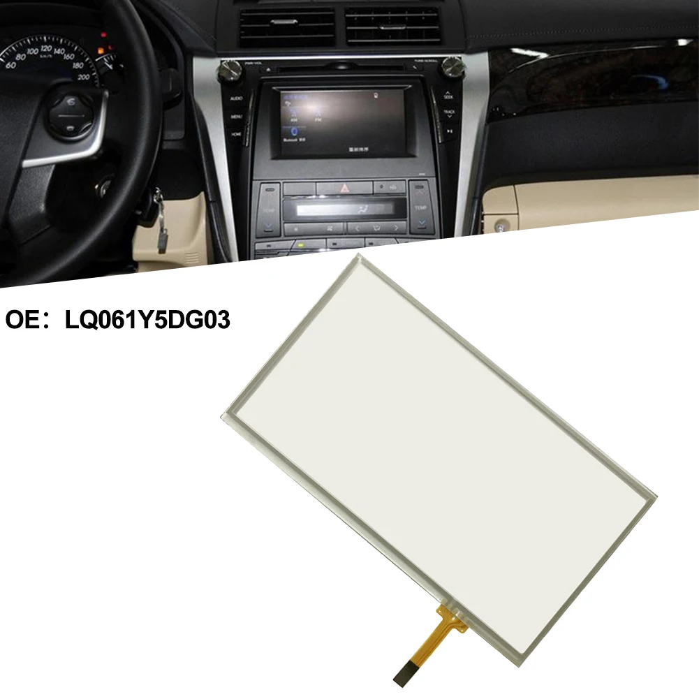 6.1inch LCD Touchscreen For Toyota For Camry 12-17 LQ061Y5DG03 Ribbon Cable Connector Touchscreen Replacement Interior Part
