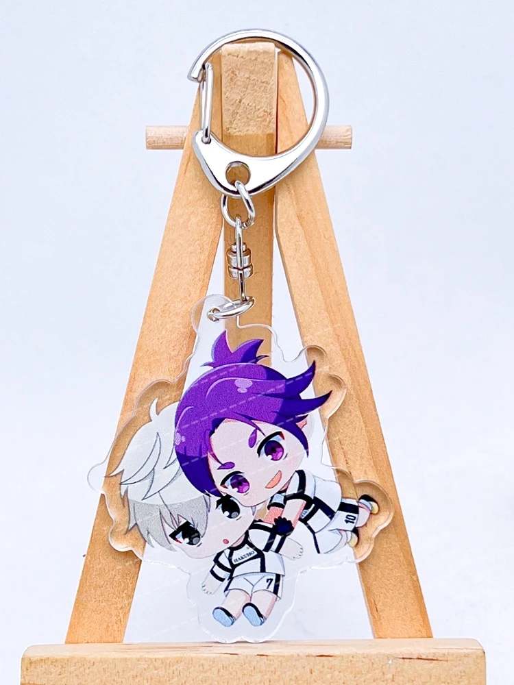 Anime BLUE LOCK Nagi Seishiro Mikage Reo Cosplay Keychain Pendant Q Version High Appearance Level Exquisite Delicacy