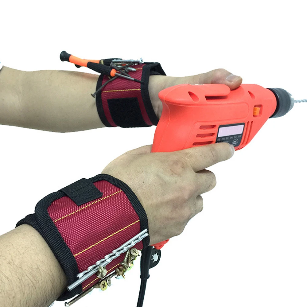 Strong Magnetic Wristband Magnets Bracelet Tool Storage Bag Repair Tool Holding Screws Holder