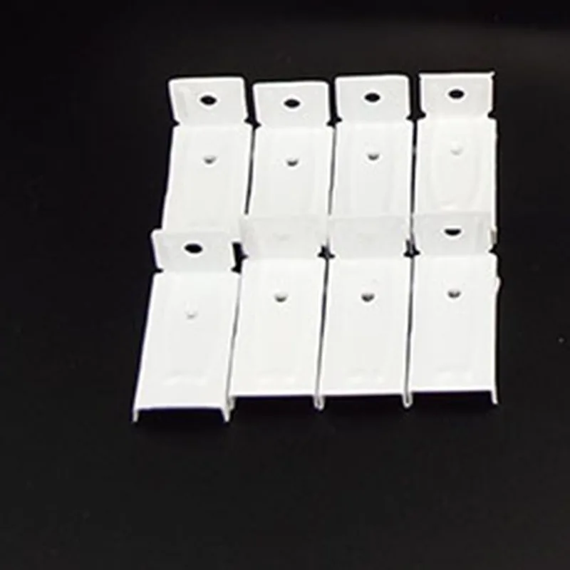 10pcs Ceiling Top Clamping Side Mounted Curtain Track Rail Accessories Windows Plastic Home Window Decor Curtain Accessory B1