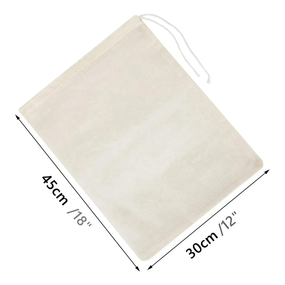 1/5Pcs Reusable Nut Milk Bags Strainers Unbleached Nylon Cheesecloth Bag Food Cheese Yogurt Filter Kitchen Fine Mesh Strainer image 3