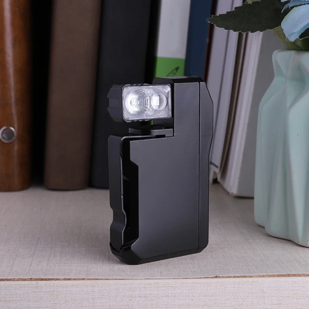 EDC Pocket Flashlight Compact Torch Dual Light Source Portable Flat Flashlight IPX6 Waterproof LED Flashlight for Camping Hiking