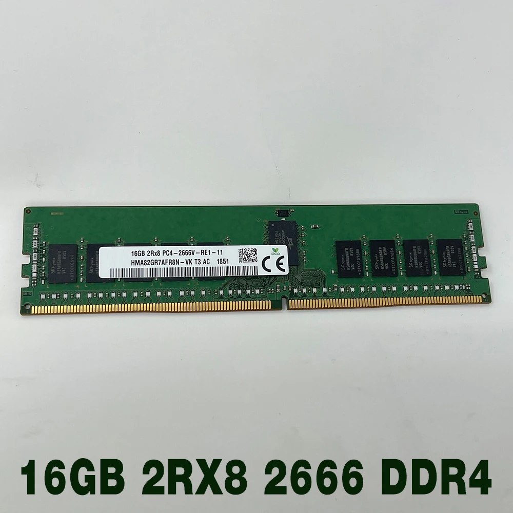 

1 pcs For SK Hynix RAM 16G PC4-2666V HMA82GR7AFR8N-VK Memory High Quality Fast Ship 16GB 2RX8 2666 DDR4