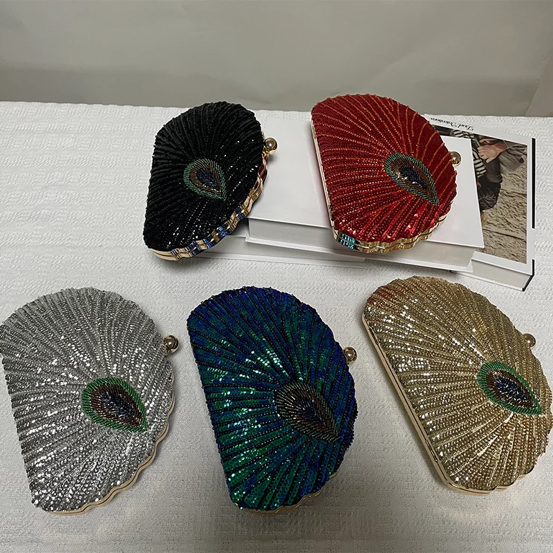 

Золотой клатч для женщин, роскошные вечерние сумки, оптовая продажа, женский свадебный кошелек, клатч, сумки для ужина, женская сумка с вышивкой бисером