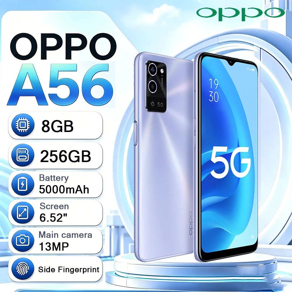 5G LTE Smartphone OPPO A56 6.52