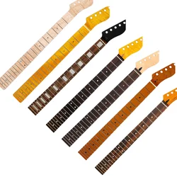 Canadian Imported Maple Harp Handle Electric Guitar Neck, Back Midline Head, ST TL Type, 21, 22 Frets