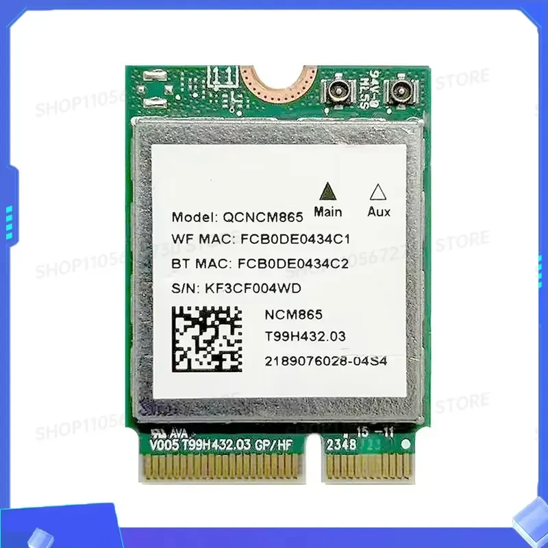 クアルコム QCNCM865 WiFi 7 トライバンドワイヤレスカード PCIe Bluetooth 5.4 ネットワークアダプターユニバーサルラップトップデスクトップ PC 用